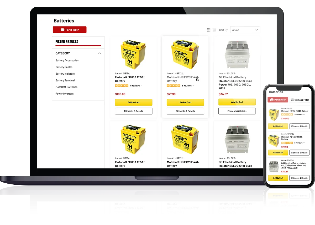 DB Electrical Product Listing Page Optimization